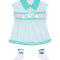 NBA KIDS NBA KIDS NYK 팀그래픽 캡소매 여아 바디수트 K235TO005P