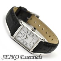 세이코 SEIKO 국내재고 세르띠에 남자 여자 사각 가죽시계 손목시계 커플아이템 SWR053