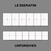 랜덤 르세라핌 LE SSERAFIM - 1집 UNFORGIVEN WEVERSE ALBUMS Ver 2종 중 랜덤 1종