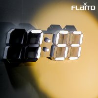 플라이토 국산 플라이토 인테리어 LED 벽시계 프리즘