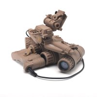 UNKNOWN TB-FMA BK DE 전술 Airsoft 헬멧 GPNVG 18 나이트 비전 고글 NVG 모델 나일론 마운트 L4G24