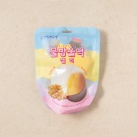 가능상품 피치 물방울떡 모양 젤리 80g◆