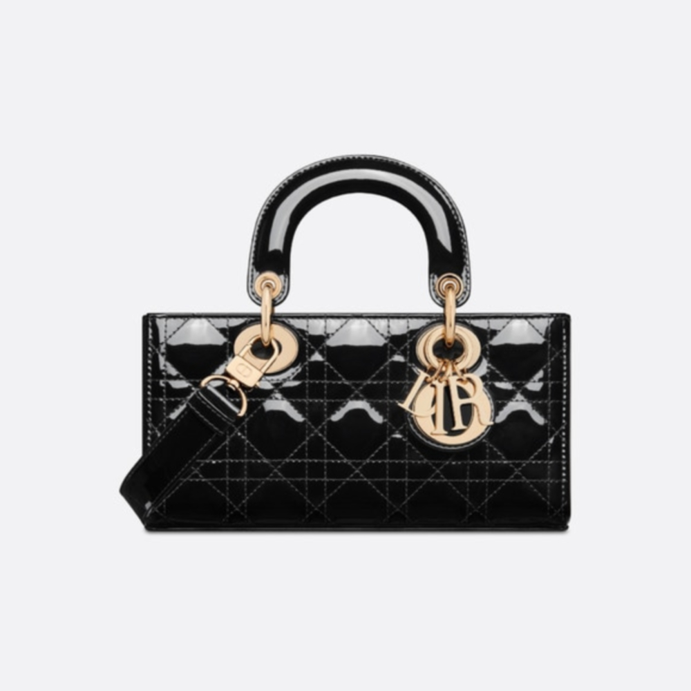 DIOR 레이디 디 조이 백 스몰 페이던트 까나쥬 블랙 M0613OWCB M900