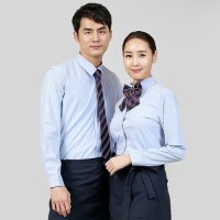 소라 폴리스판 긴팔셔츠,식당 카페 유니폼 바리스타 호텔 홀 서빙셔츠