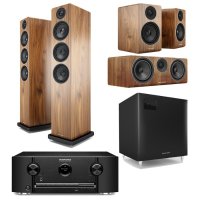 어쿠스틱에너지 AE120 5.1CH 월넛 스피커+Marantz SR5015