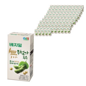베지밀 무첨가 두유  190ml  96개