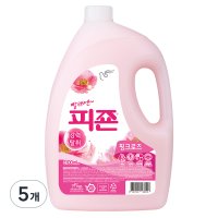 피죤 섬유유연제 핑크로즈 본품  3100ml  5개