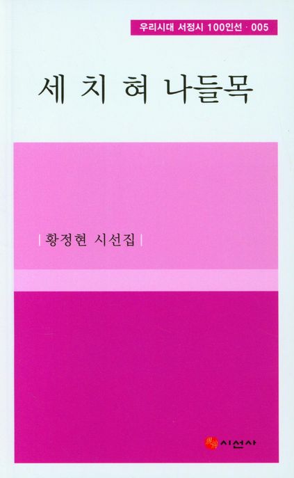 세 치 혀 나들목 :황정현 시집 