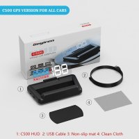 HUD geyiren c500 auto obd2 gps hud head-up eobd  2-하얀