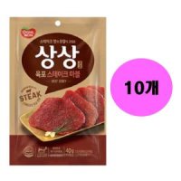 동원 상상육포 스테이크마블 40g x10개 나들이간식