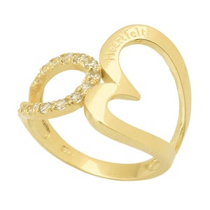 14K 18K 제인하트 애끼반지