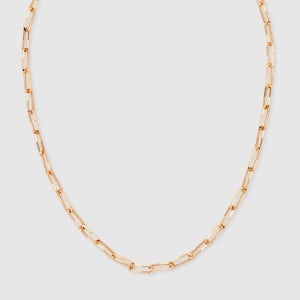 GUCCI 구찌 링크 투 러브 체인 목걸이 18k 골드