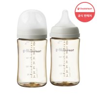 더블하트 모유실감 3세대 PPSU 오후의베이지 240ml (젖꼭지M)