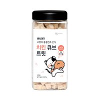 뽀시래기 고양이 동결건조 간식 대용량 치킨 큐브 트릿 240g