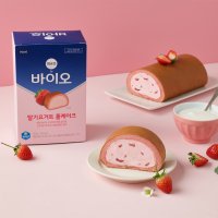 데르뜨 바이 매일바이오 딸기요거트 롤케이크 370g 냉동