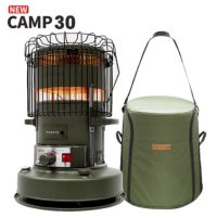 파세코 캠핑 난로 NEW CAMP-30 AG 알파인그린 / 가방 포함  1개