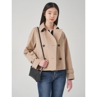 빈폴레이디스 BEANPOLE LADIES 면 혼방 쇼트 트렌치 코트 - S 570876