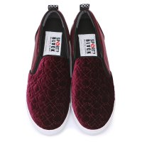 쉬즈미스 블랙마틴싯봉 스크레치 Quilting Slip-on GAWH302