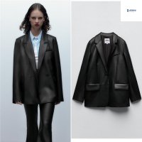 ZARA 여성 가죽재킷 블레이저 자켓 4432719 800