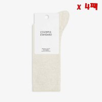 COLORFUL STANDARD Classic organic-blend socks 컬러풀스텐다드 클래식 오가닉-블렌드 양말 4팩