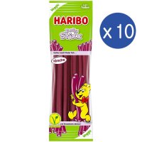 하리보 발라 스틱스 체리 빨대 젤리 200g 10개 Haribo Balla Stixx cherry veggie