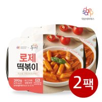 대상 핫쇼 두끼 로제 떡볶이 290g 2팩