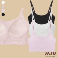 JAJU 29 900원 수피마코튼 크롭브라 자주