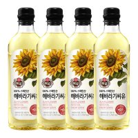 [CJ제일제당] 해바라기씨유 900ML x 4개