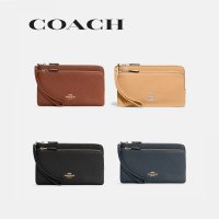 코치 COACH 코치 더블 집 월릿 4종 Double Zip Wallet