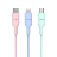 해브잇올 모락 트리플 고속 충전 케이블 MR-USB-TP58C 3개 (2m)