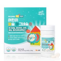 비타민마을 어린이 칼슘 마그네슘 비타민D 1500mg x 60정 x 2개입