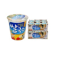 백제 백제 쌀국수 멸치맛 미니컵 컵라면 58g x 12개