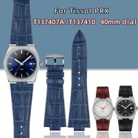 Tissot PRX 슈퍼 플레이어 시리즈용 가죽 시계 스트랩 T137 410 T137 407 다이얼 남성용 밴드 액세서