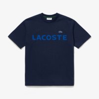 라코스테 LACOSTE 헤비 웨이트 이름 로고 티셔츠