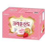 크라운 크라운산도 딸기크림치즈 323g X 8개