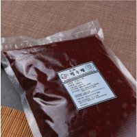 팥빙수 빙수재료 국산 수제팥 수제 빙수팥 1500g  1