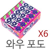 오리온 와우 포도 21g 60개 한박스