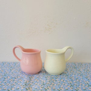 레몬스팟 대용량 항아리컵420mlㅡ1p, 써니도자기카페(&반려동물양모펠트)