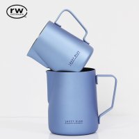 튜닝피쳐 크리머 아트 스테인리스 밀크피쳐 라떼아트 카페라떼 우유 커피  C.600ml 스테인레스 스틸 색상