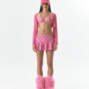 이스트씨 Pink Laser Skirt