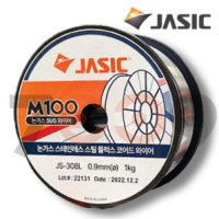 제이식 논가스 용접봉 M100 전용 1kg 스텐와이어 JS-308L