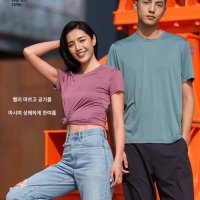 Decathlon 플래그십 스토어 남녀 야외 스포츠 러닝 반팔 커플 티셔츠 등산 하이킹 여름 의류 ODT1