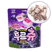 서주 후르츄 포도맛 캔디 츄잉 젤리 40g