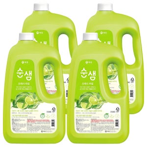 순샘 프레시 라임 주방세제  3L  4개