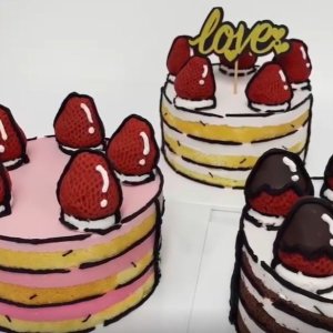 예맛떡 만찢2D 수제케이크 빵 떡케익 프로포즈 발렌타인 화이트데이 기념일 생일 파티 이색선물