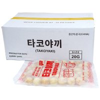 지엔씨 냉동 타코야끼 1kg 20g x 50개 -10개 문어볼 문어빵 타코야키