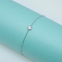 스몰굿띵 실버925 심플 미니 큐빅 팔찌 Silver925 bracelet