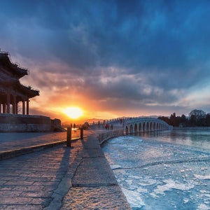 중국 북경 베이징 만리장성, 이화원, 난뤄구샹 일일 핵심 투어