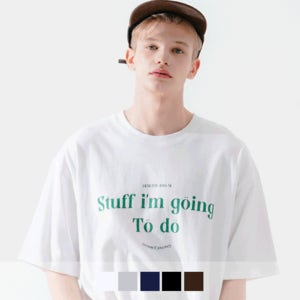 [더블유브이프로젝트] 투두 반팔티셔츠 5종 MJST7660