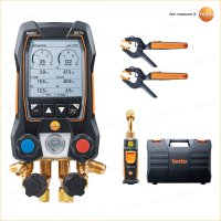 testo 557s 디지털 매니폴드 게이지 스마트 진공 세트